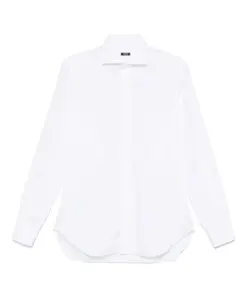 Хлопковая рубашка, изготовленная в Италии. Barba, белый