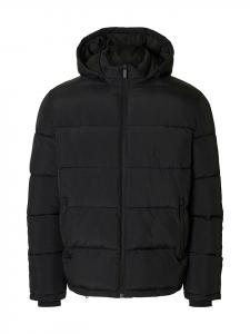 Зимняя куртка "Купер" черного цвета SELECTED HOMME