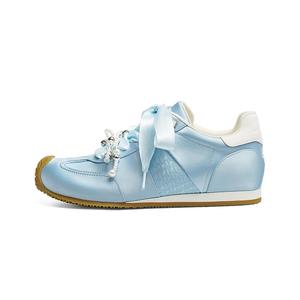 Женские кроссовки для скейтбординга с низким верхом, устойчивые к истиранию и скольжению RED DRAGONFLY, Blue