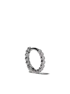 Золотая серьга-кольцо Estelle с бриллиантами We by WHITEbIRD, серебяный