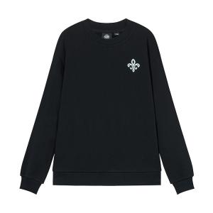 Толстовка унисекс с круглым вырезом, средней толщины, стандартного размера Palladium, lead черный