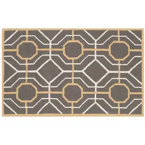 Геометрический коврик для дома и улицы Four Seasons Boynton Safavieh, мультиколор, 153x244 см