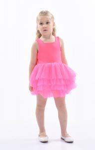 Розовое платье-пачка с французской розой Mimi Tutu, розовый