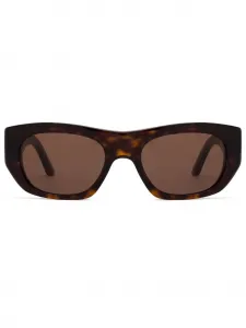 Солнцезащитные очки с логотипом Alexander McQueen Eyewear, коричневый