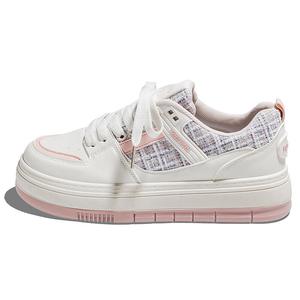 Кроссовки HUANQIU Skateboarding Shoes Women's Low-top Pink, розовый