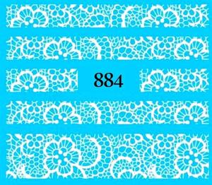 Водные наклейки для ногтей - №884, Raisin