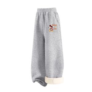 Детские вязаные спортивные штаны Disney, серый