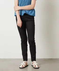 Узкие брюки из эластичной ткани Avv, цвет Black