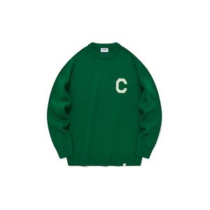 COVERNAT Джемпер унисекс зеленый