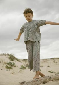 Блуза Lil' Atelier, светло-зеленый