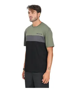 Футболка с короткими рукавами и цветовыми блоками Emporio Armani Ea7, мультиколор