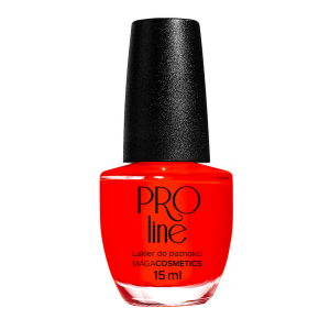 Лак для ногтей 059, покрывающий неоновый оранжевый, 15 мл Maga Cosmetics Proline, цвет 059