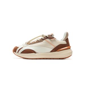 Кроссовки LINING YOUNG Kids Lifestyle Shoes Kids Low-top Rock White Gray / Beige / Nut Brown, белый