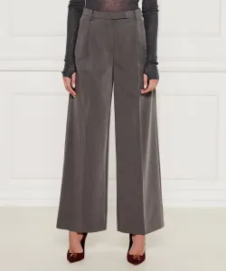 Брюки Flare fit Patrizia Pepe, серый