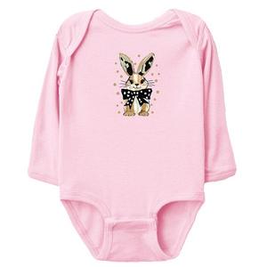 Боди с длинным рукавом Bunny polka dot coquette The Juniper Shop, Pink