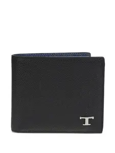 Кошелек с фирменной табличкой Tod'S, черный