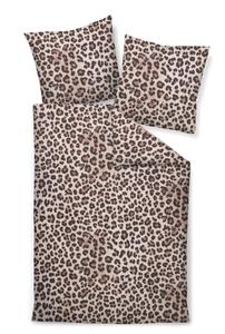 Постельное белье Mako из атласа, 155x200 см, коричневое Janine, коричневый