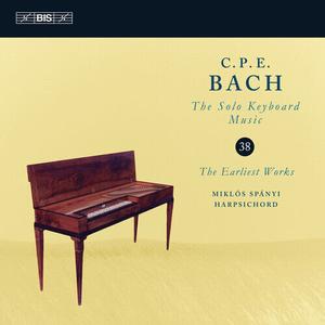 CD диск Bach, C.P.E / Spanyi: Solo Keyboard Music 38