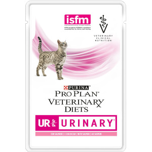 Pro Plan Veterinary Diets Feline Ur Pouch с лососем 10х85 гр