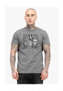 Мужская футболка стандартного кроя SKULL TEE TAPOUT, серо-черный