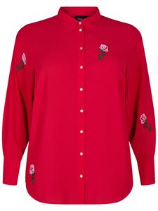 Блуза Zizzi MPEARL, ярко-красный