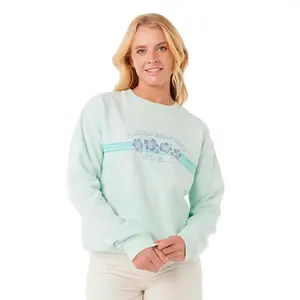 Толстовка Rip Curl Keepsakes Relaxed Crew, зеленый