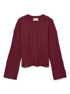 Вязаный свитер цвета Зинфандель Vero Moda