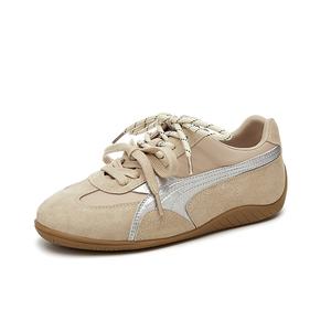 Низкие женские скейтерские кеды QUICHESHOES, Apricot
