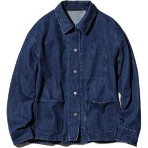 Джинсовая куртка женская тёмно-синяя UNIQLO