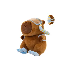 Коллекция Capybara Sports, плюшевая кукла капибара для футбола, скейтбординга, дайвинга и плавания, высота 22см/30см HEDIE