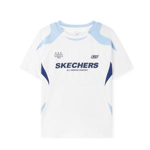 Skechers Футболка bright white для мальчиков