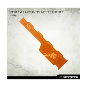 Боевая линейка Bedlam Fraternity, 9 дюймов, оранжевая, Glues & Accessories (Kromlech)