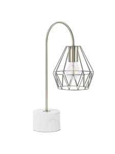 Настольные лампы MOONI из латуни/белого металла - (Ш) 13 x (В) 50 x (Д) 35 см