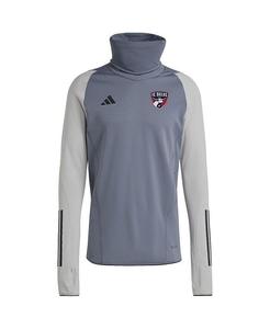 Мужской серый топ FC Dallas Warm реглан COLD.RDY adidas, серый