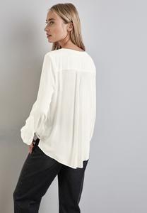 Блуза BASIC IN UNIFARBE Street One, кремовый