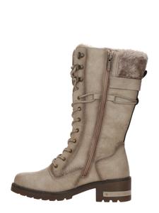 MUSTANG Ботинки на шнуровке в бежевом цвете