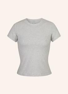 Рубашка для отдыха из хлопкового джерси Skims, серый