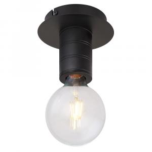 Globo Lighting Потолочный светильник, алюминиевый, черный, круглый