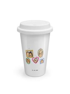 Mr. & Mrs. Panda Белая кофейная кружка, чтобы без лишних слов отправиться в семью ежиков