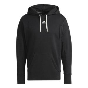 Толстовка Men's adidas Logo Printing Hooded Long Sleeves Black, черный