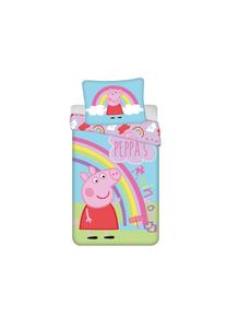 Детский комплект постельного белья Peppa Pig "pep016" 140×200 + 70×90 Cofi, разноцветный