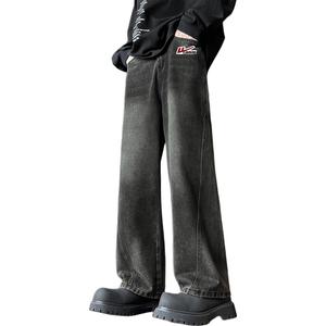 Джинсы Unisex Moderate Straight Fit WARRIOR, черный (diy badge)