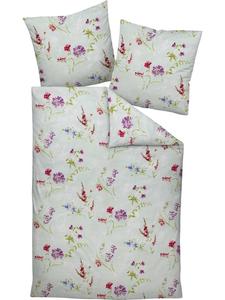 Janine Постельное белье Mako из атласа мятного цвета