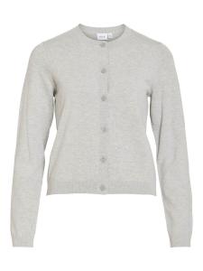 VILA Кардиган 'VIMalu' вязаный, серый