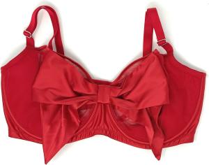 Бюстгальтер Victoria's Secret Dream Angels Push-Up без подкладки, Lipstick Mesh/Satin Bow