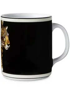 Фарфоровая кружка с принтом Dolce & Gabbana, черный