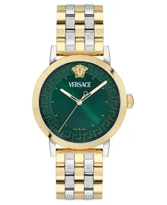 Мужские часы Swiss Albireo с двухцветным браслетом 40mm Versace