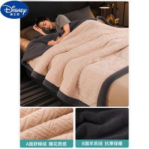Disney Плед 200х230 см, шерсть, вес 2,5 кг, мягкий, теплый, цвет Shumian Rong Off-White Gray