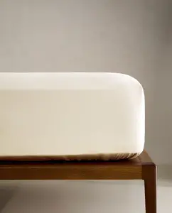 (300 нитей) простынь на подгонке из сатина Zara Home, серый