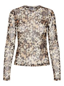 Рубашка Noisy may Judith, коричневый/темно-коричневый